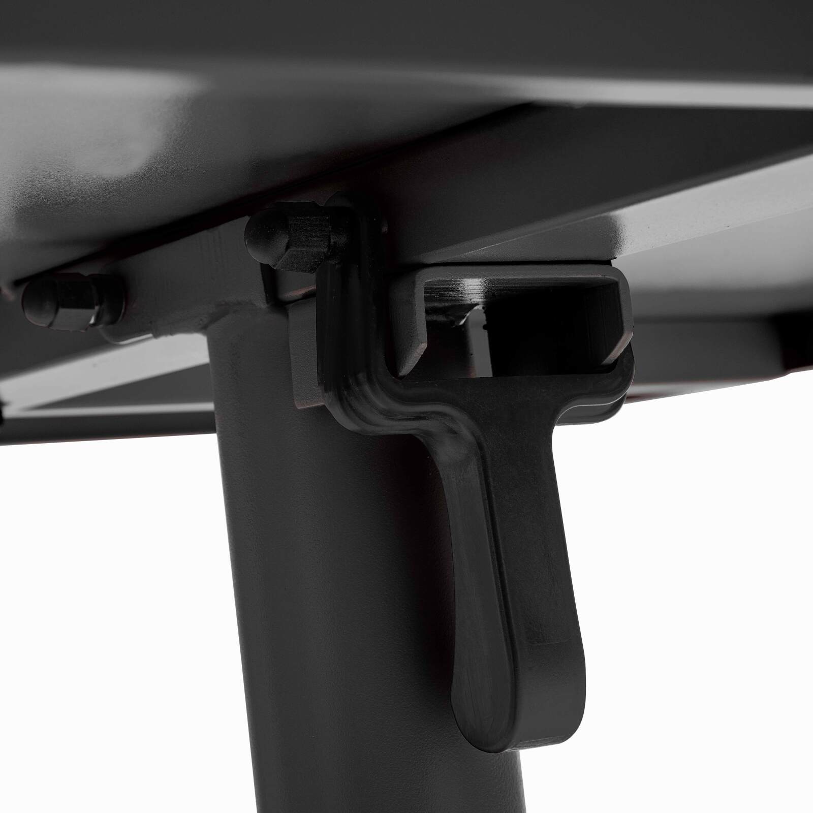 Tavolo da giardino quadrato da bistrot pieghevole 70 x 70 cm e 4 sedie con braccioli in metallo