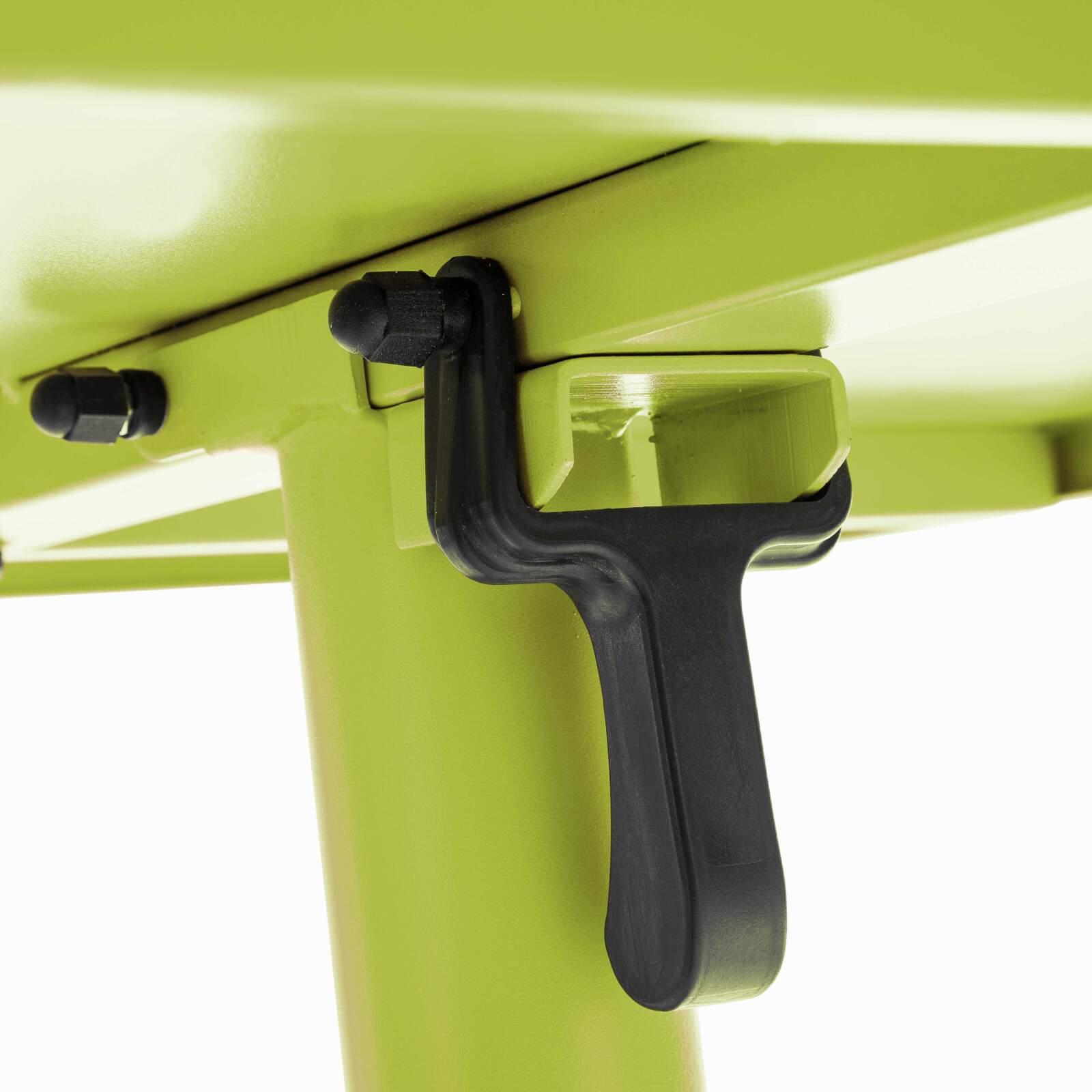 Tavolo da giardino quadrato da bistrot pieghevole 70 x 70 cm e 4 sedie con braccioli in metallo