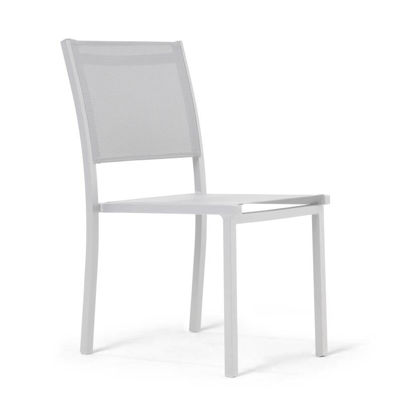 Sedia da giardino in alluminio e Textilene