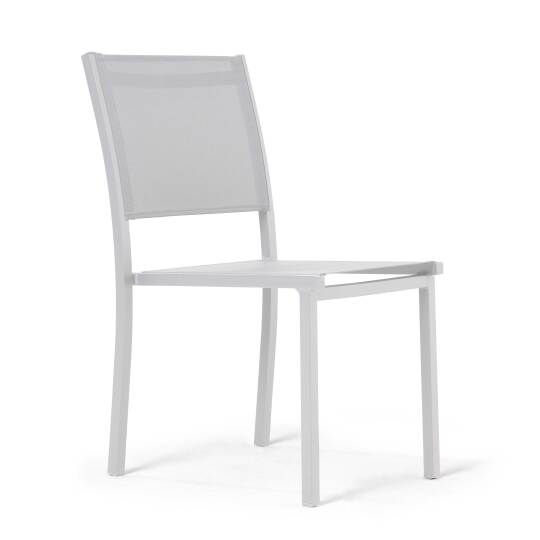 Sedia da giardino in alluminio e Textilene