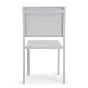 Sedia da giardino in alluminio e Textilene