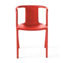 Set di 4 sedie da giardino con braccioli di design