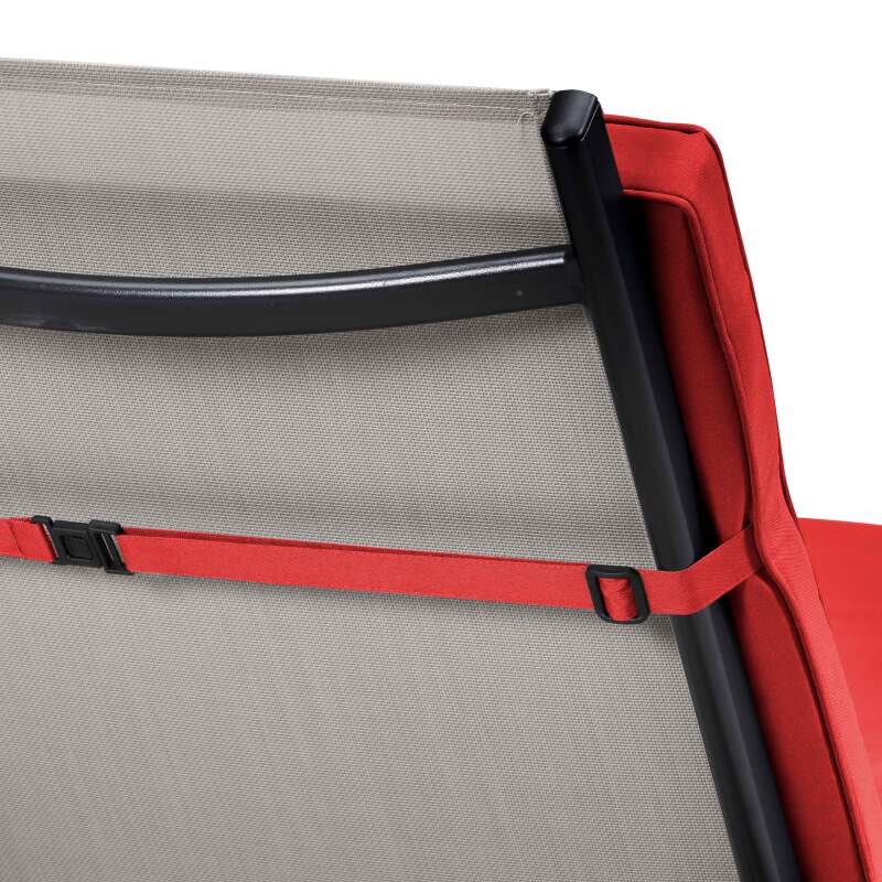 Set di 2 materassi per lettino prendisole in tinta unita