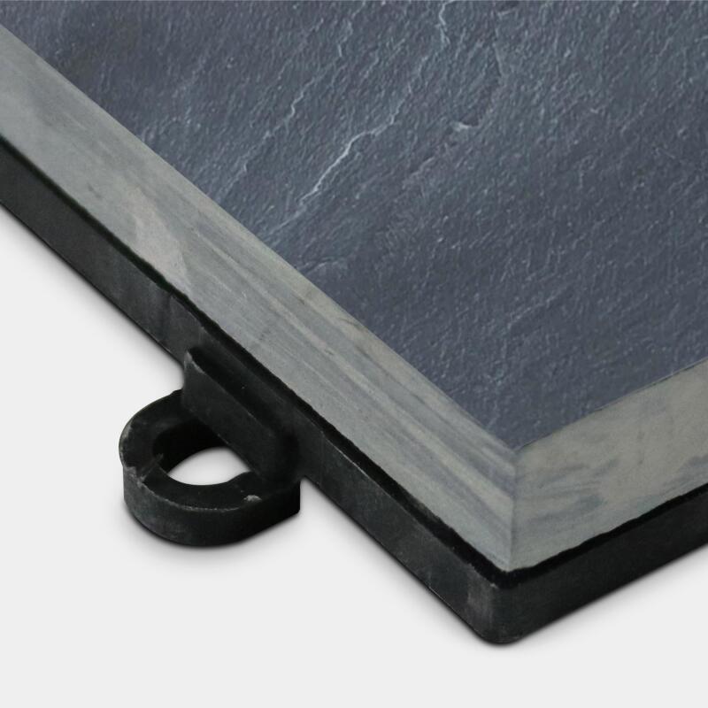 Set di pavimento ad incastro per esterno in pietra naturale