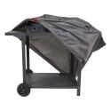 Copertura rettangolare per barbecue 110 x 58 x 60 cm grigio
