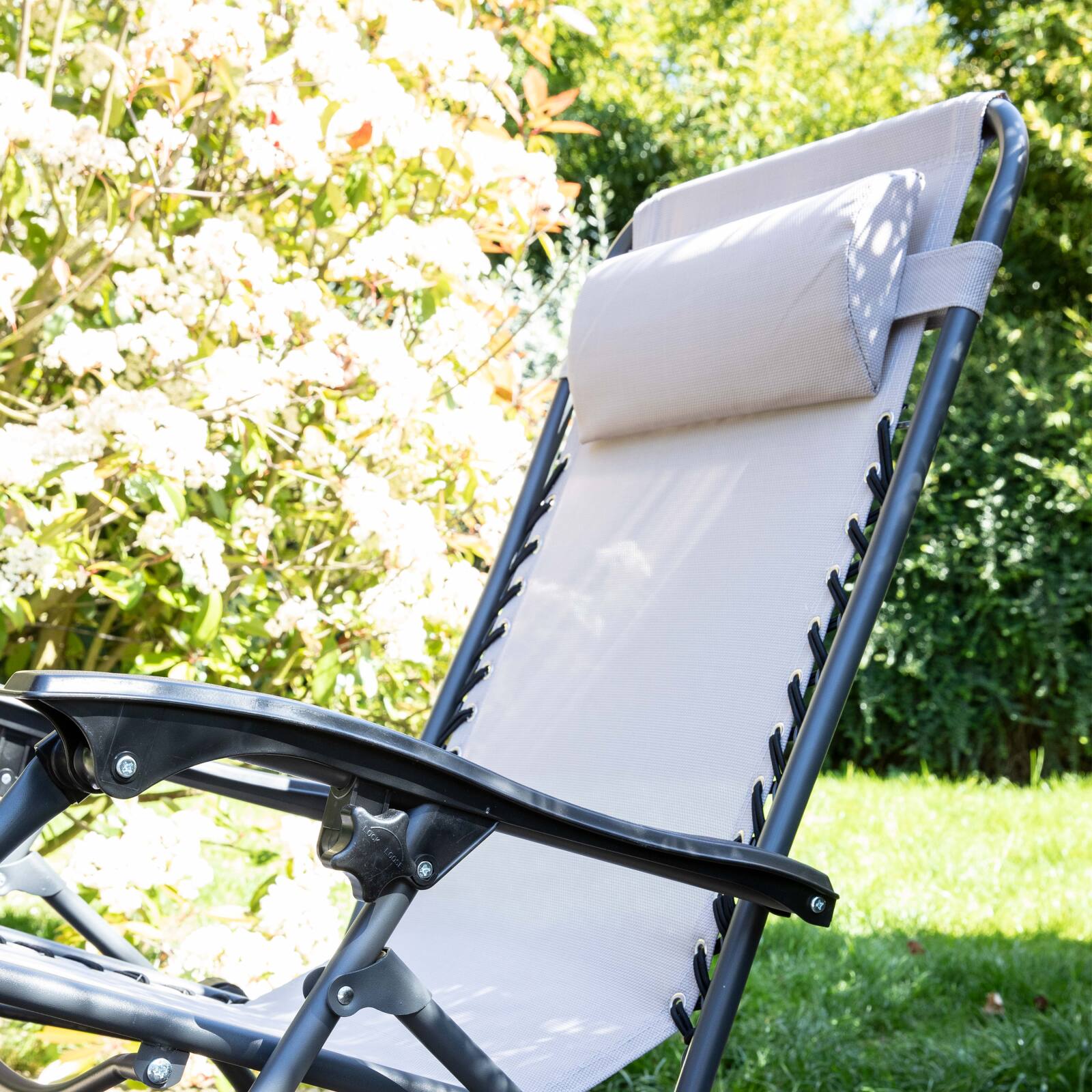 Sedia sdraio, reclinabile in 2 posizioni