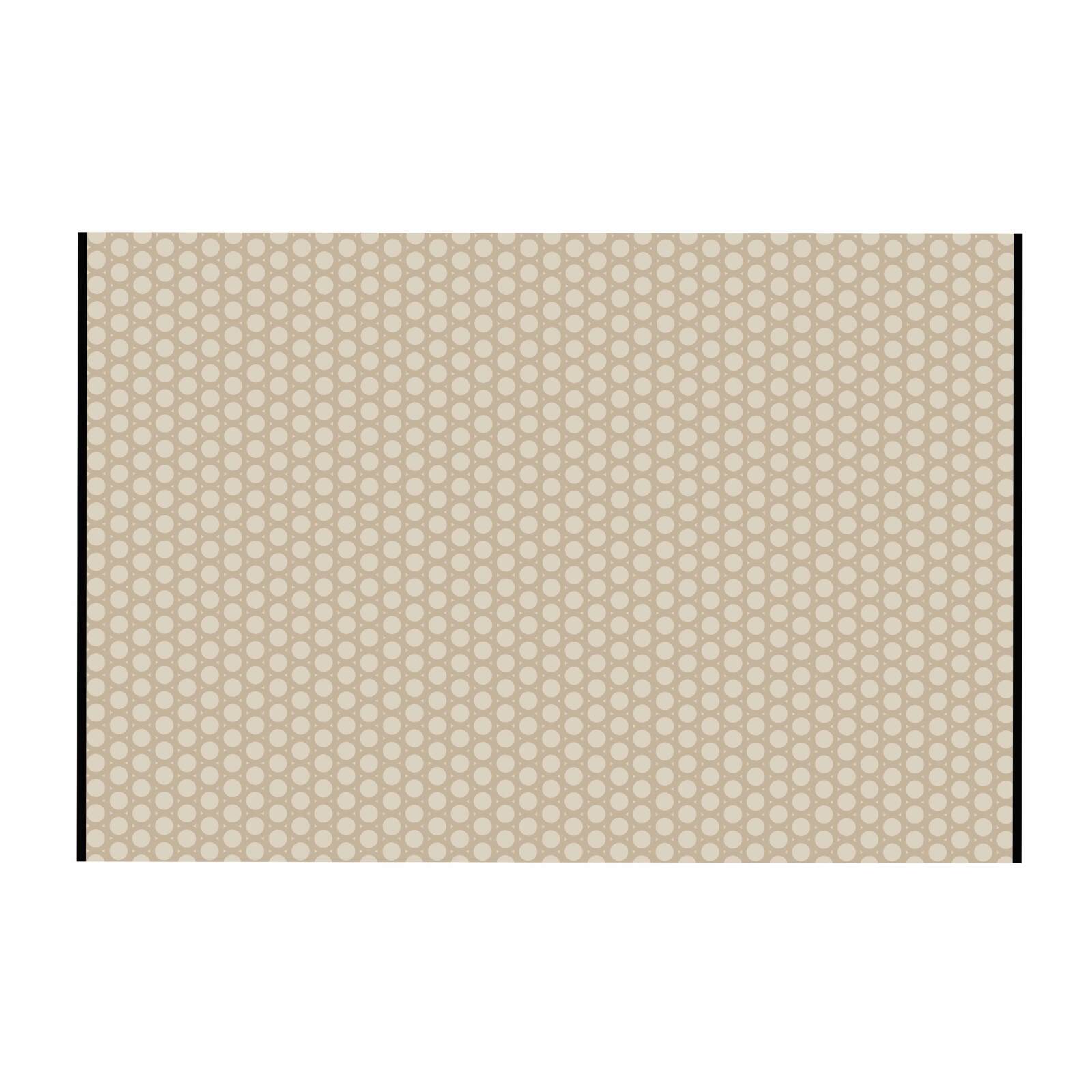 Tappeto rettangolare da esterno con motivo bifacciale in polipropilene