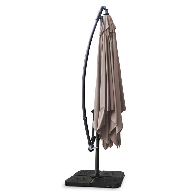 Ombrellone a braccio quadrato decentrato inclinabile (3 x 3 m) (3/7)