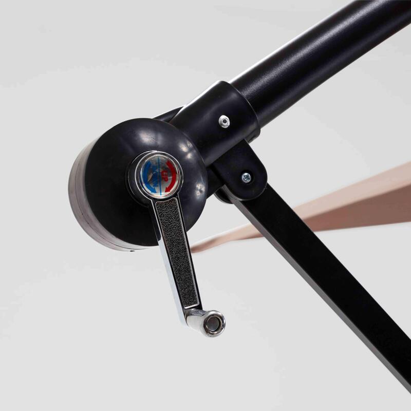 Ombrellone a braccio quadrato decentrato inclinabile (3 x 3 m) (5/7)