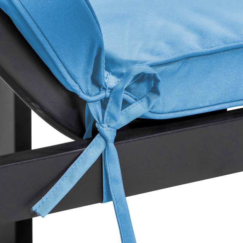 Set di 2 materassi per lettino prendisole in tinta unita (3/7)