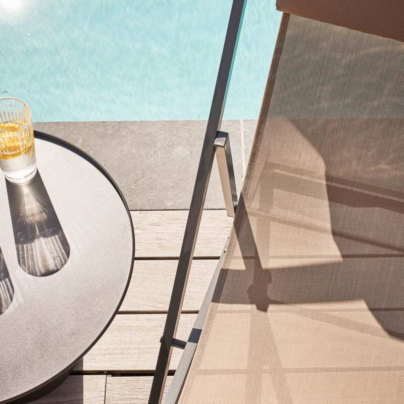 Set di 2 sedie sdraio in alluminio reclinabili a 4 posizioni (2/6)