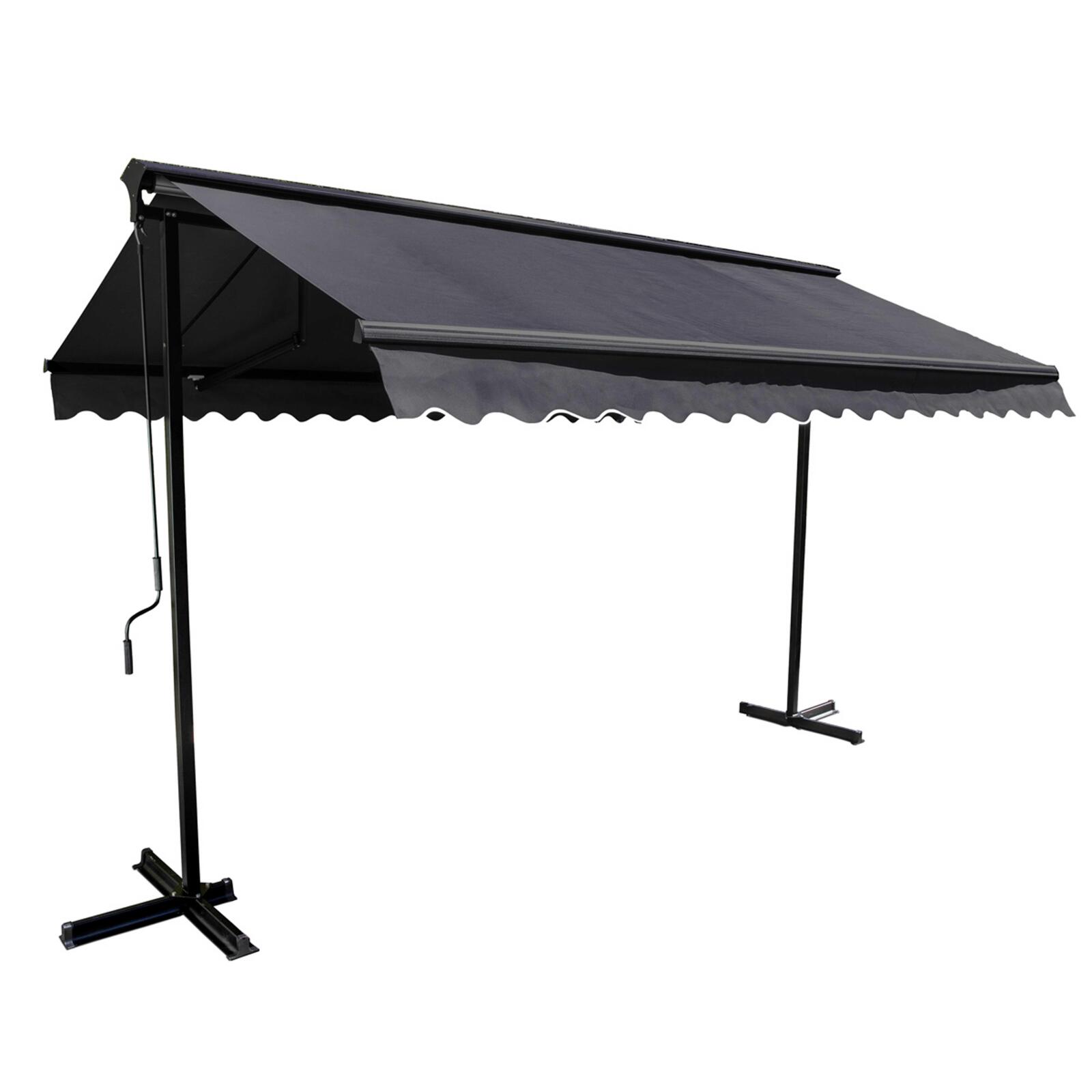 Tenda da sole doppia inclinazione con cassonetto 3 x 3 m