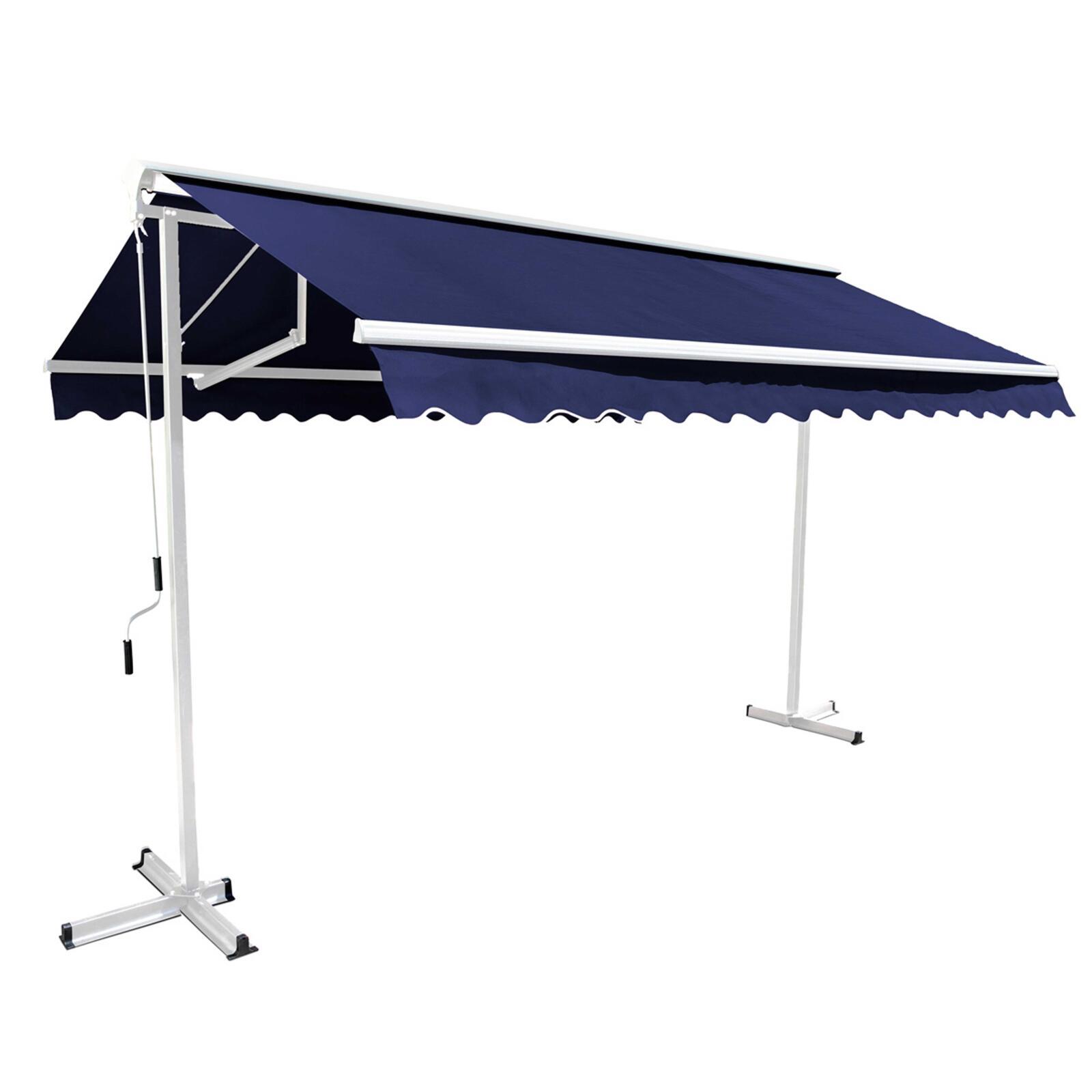 Tenda da sole doppia inclinazione con cassonetto 3 x 3 m