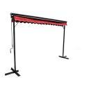 Tenda da sole doppia inclinazione con cassonetto 3 x 3 m