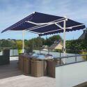 Tenda da sole doppia inclinazione con cassonetto 3 x 3 m