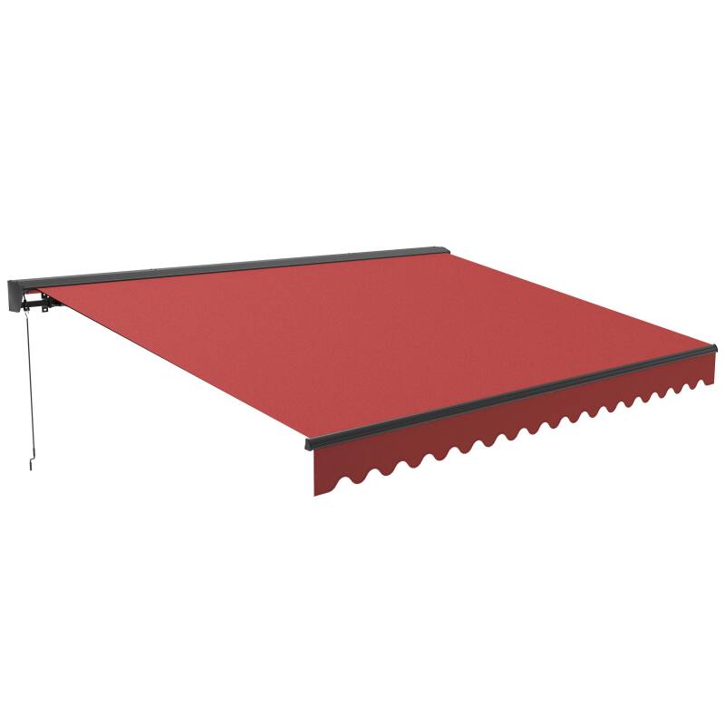 Tenda da sole a bracci 2,50 x 2 m con cassonetto semi-integrale