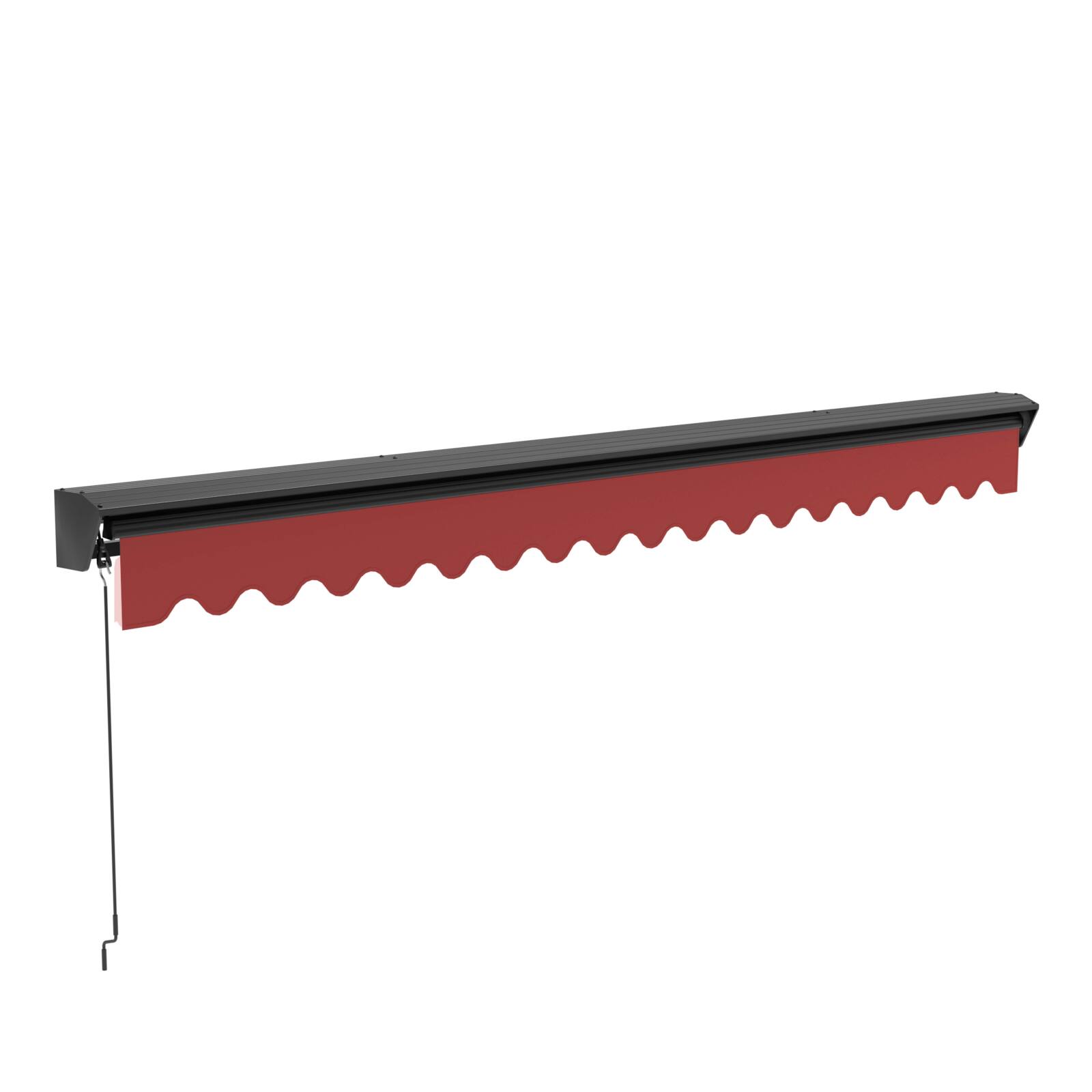 Tenda da sole a bracci 2,50 x 2 m con cassonetto semi-integrale