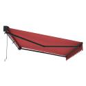 Tenda da sole a bracci 2,50 x 2 m con cassonetto semi-integrale