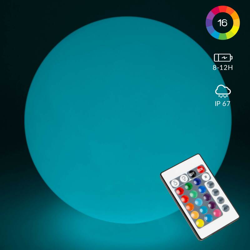 Palla LED multicolore con telecomando Ø50 cm