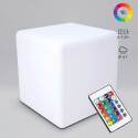 Cubo LED multicolore per esterni (30 cm)