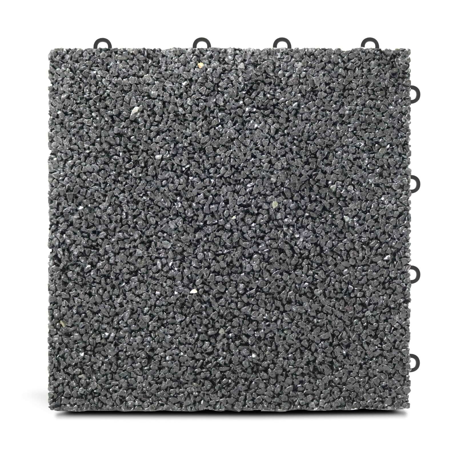 Set di pavimento ad incastro per esterno di ghiaia (30 x 30 x 2,5 cm)