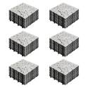Set di pavimento ad incastro per esterno con ciottoli di marmo (30 x 30 x 2,5 cm)