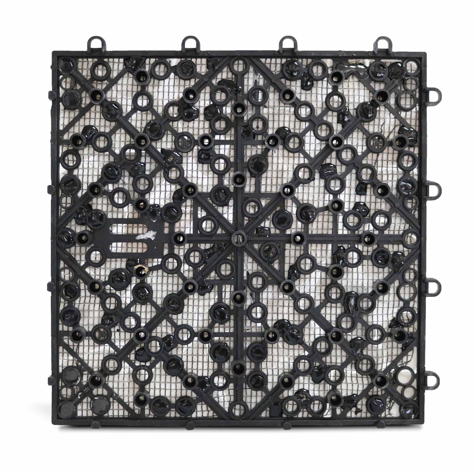 Set di pavimento ad incastro per esterno con ciottoli di marmo (30 x 30 x 2,5 cm) Set di pavimento ad incastro per esterno con ciottoli di marmo (30 x 30 x 2,5 cm)