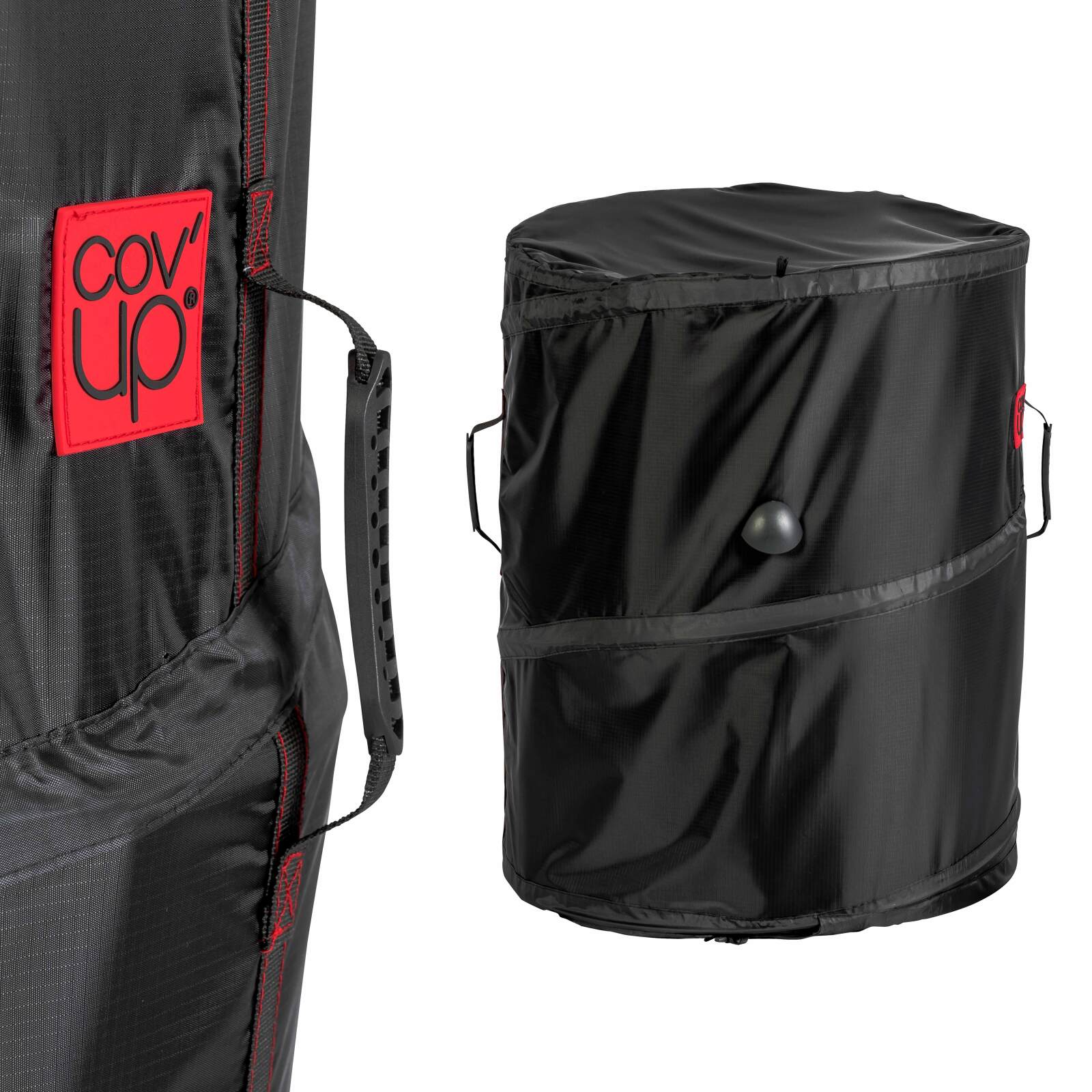 Copertura rotondo per barbecue Ø57 x 72 cm nera