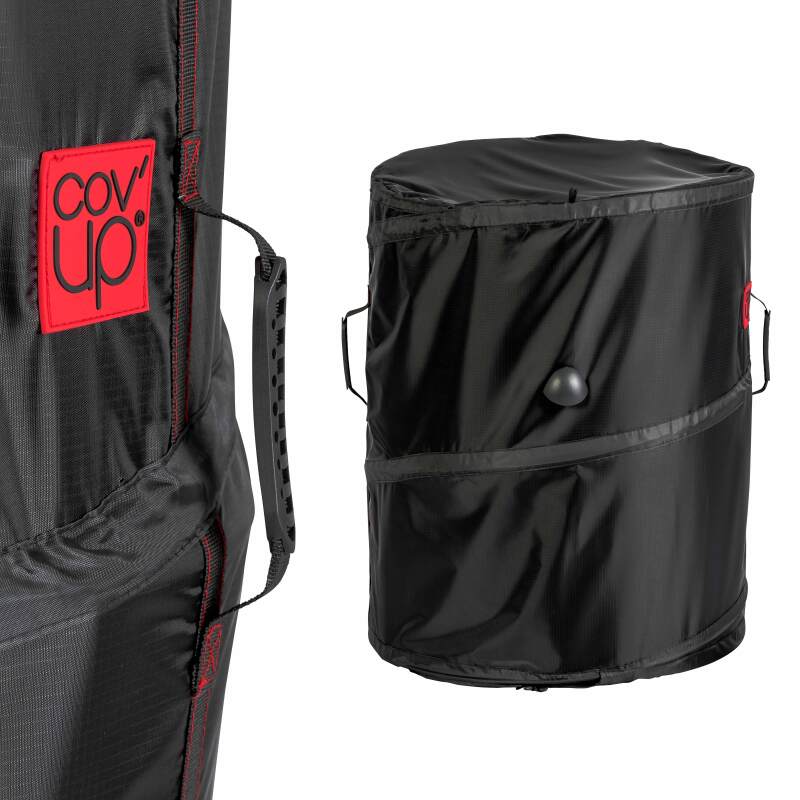 Copertura rotondo per barbecue Ø57 x 72 cm nera