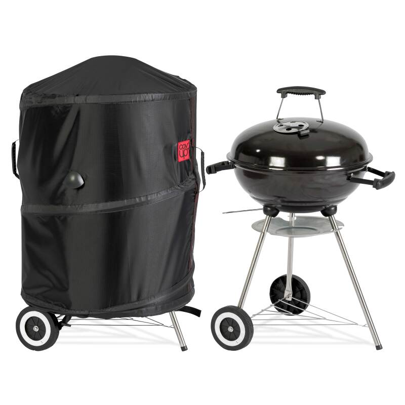 Copertura rotondo per barbecue Ø67 x 80 cm nera