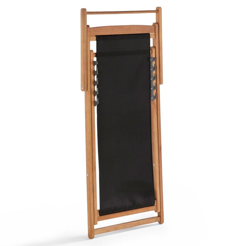 Set di 2 sedie sdraio reclinabili in eucalipto FSC® (3/7)