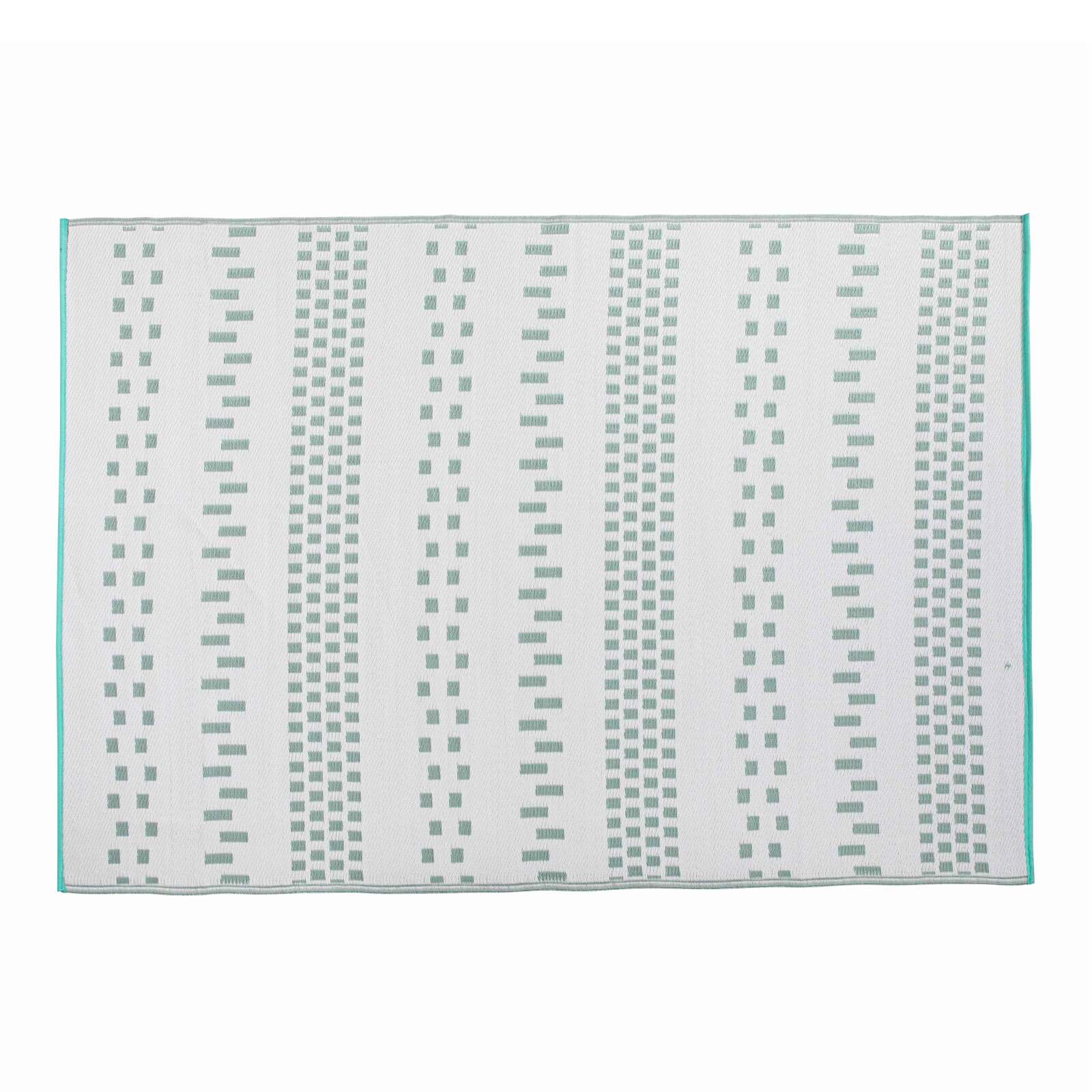 Tappeto rettangolare da esterno con motivo bifacciale in polipropilene Tappeto rettangolare da esterno con motivo bifacciale in polipropilene