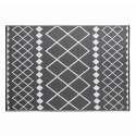 Tappeto rettangolare da esterno con motivo bifacciale in polipropilene