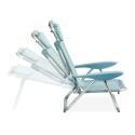 Sedia da mare pieghevole, reclinabile in 4 posizioni