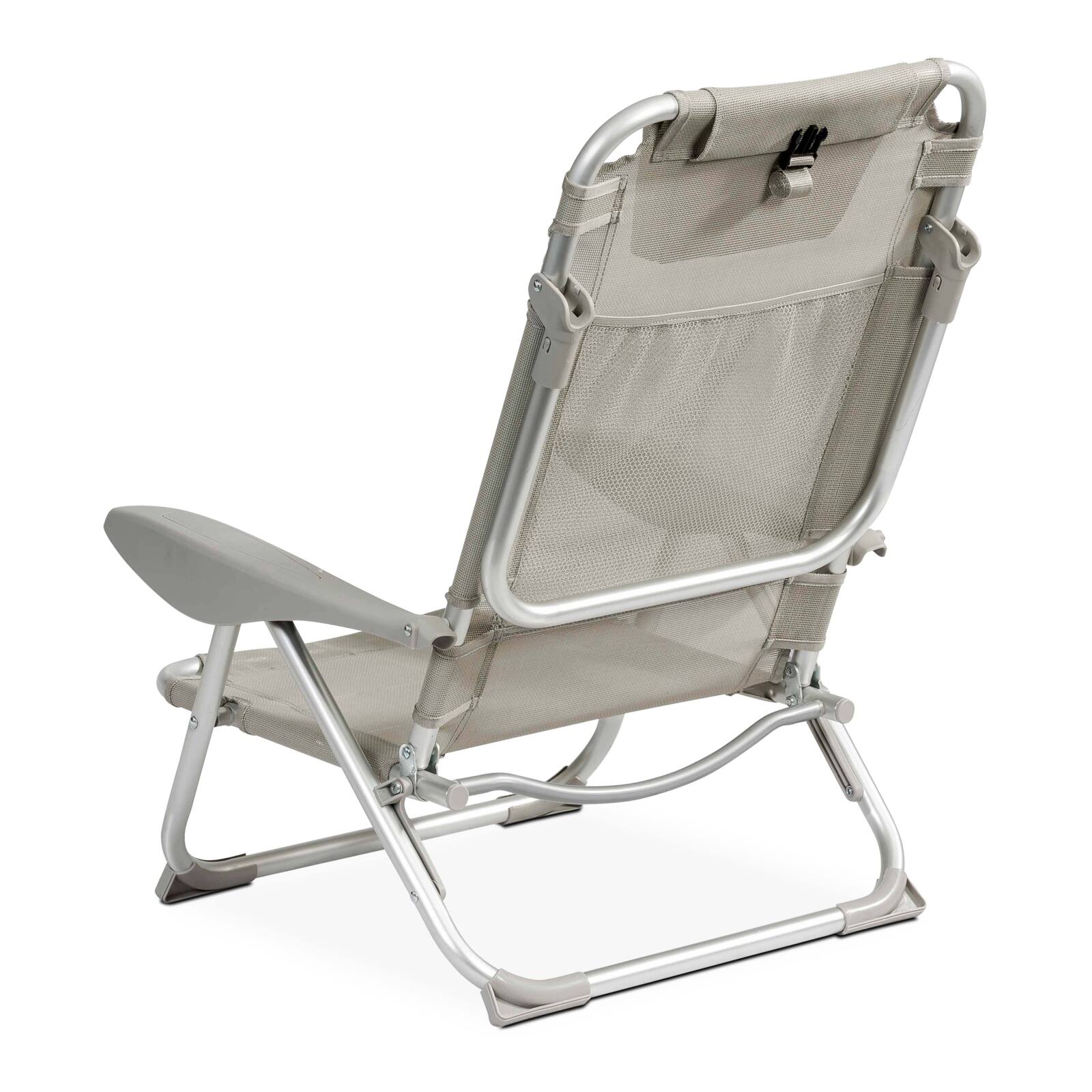 Sedia da mare pieghevole, reclinabile in 4 posizioni