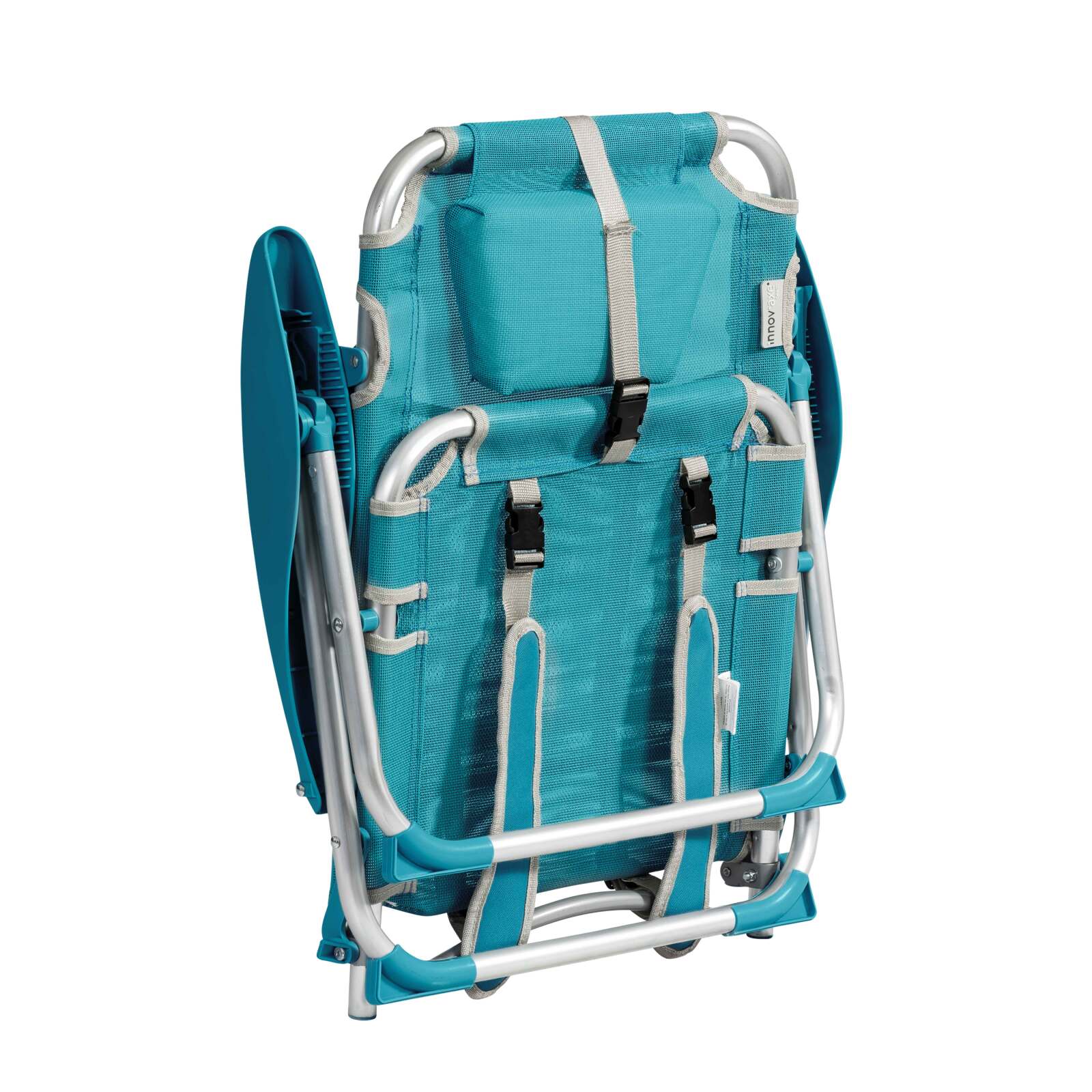 Sedia da mare pieghevole, reclinabile in 4 posizioni