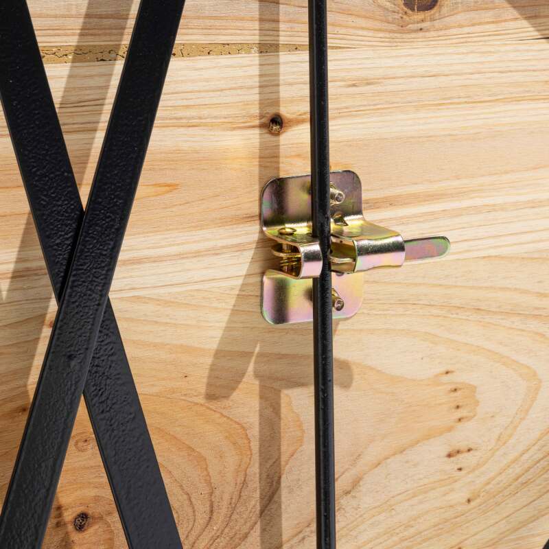 Set tavolo e panca in legno 220 cm - Set da 5