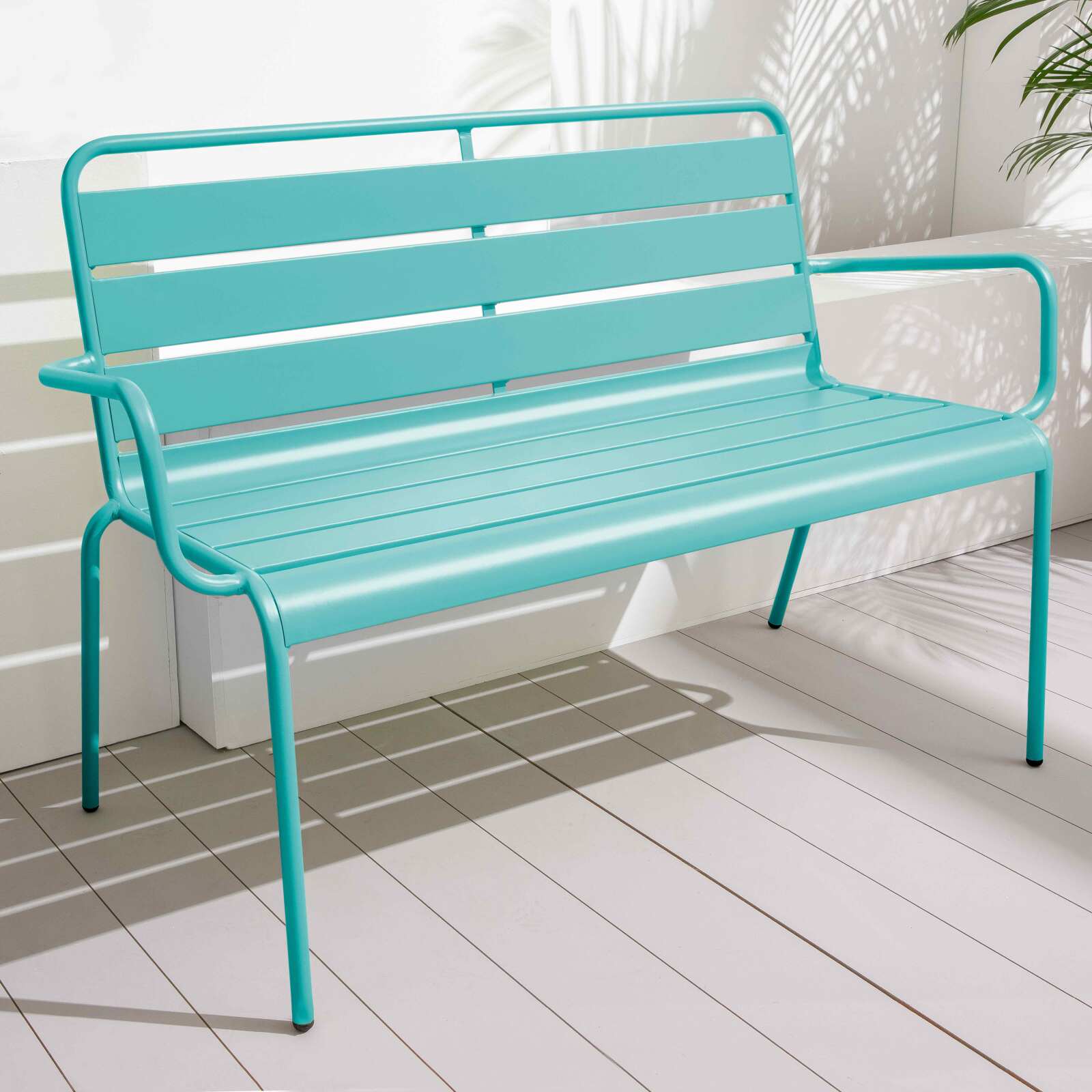 Panca da giardino in metallo