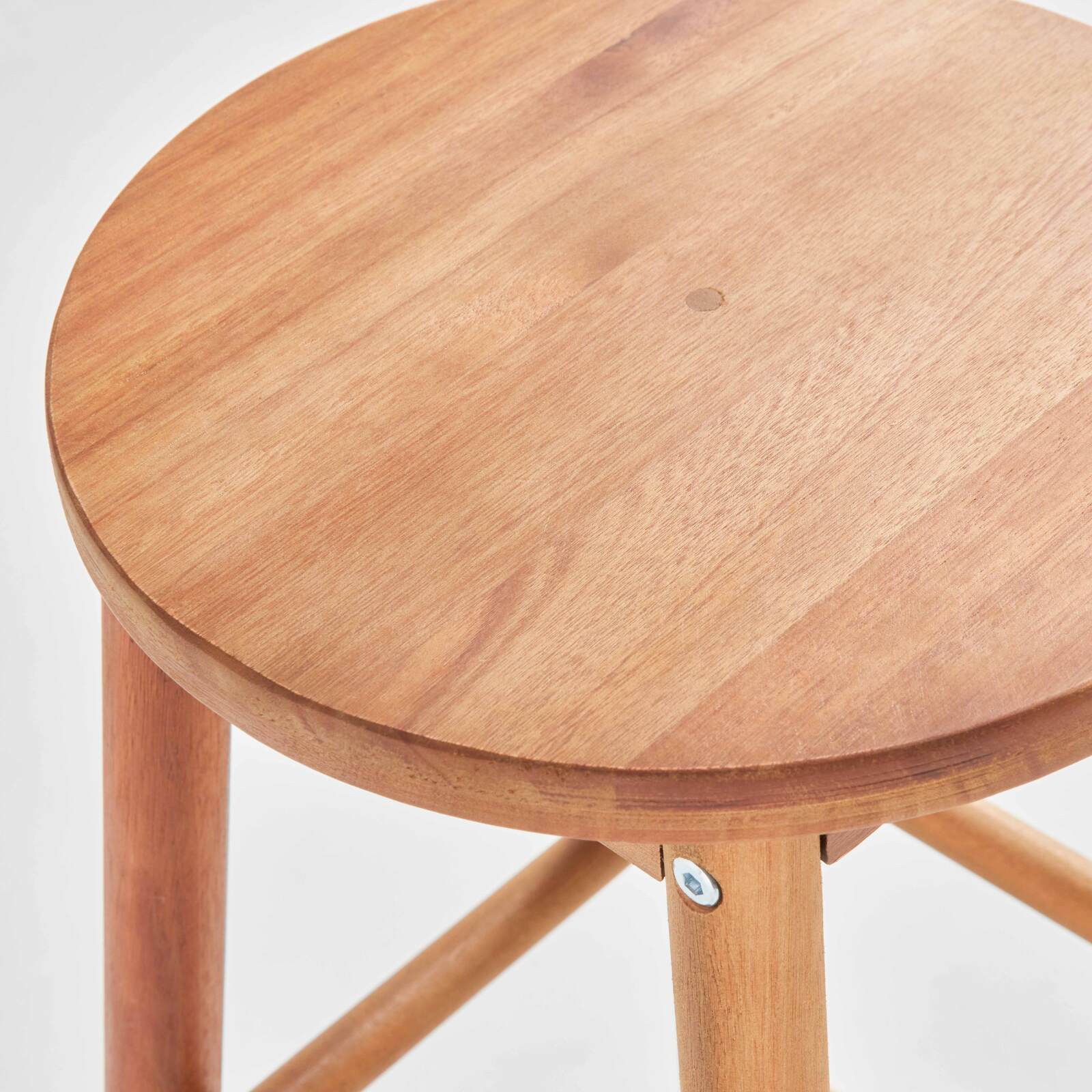 Set di 2 sgabelli in legno di eucalipto FSC®