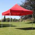 Gazebo pieghevole in alluminio 3x3m, 300g/m² - 40mm