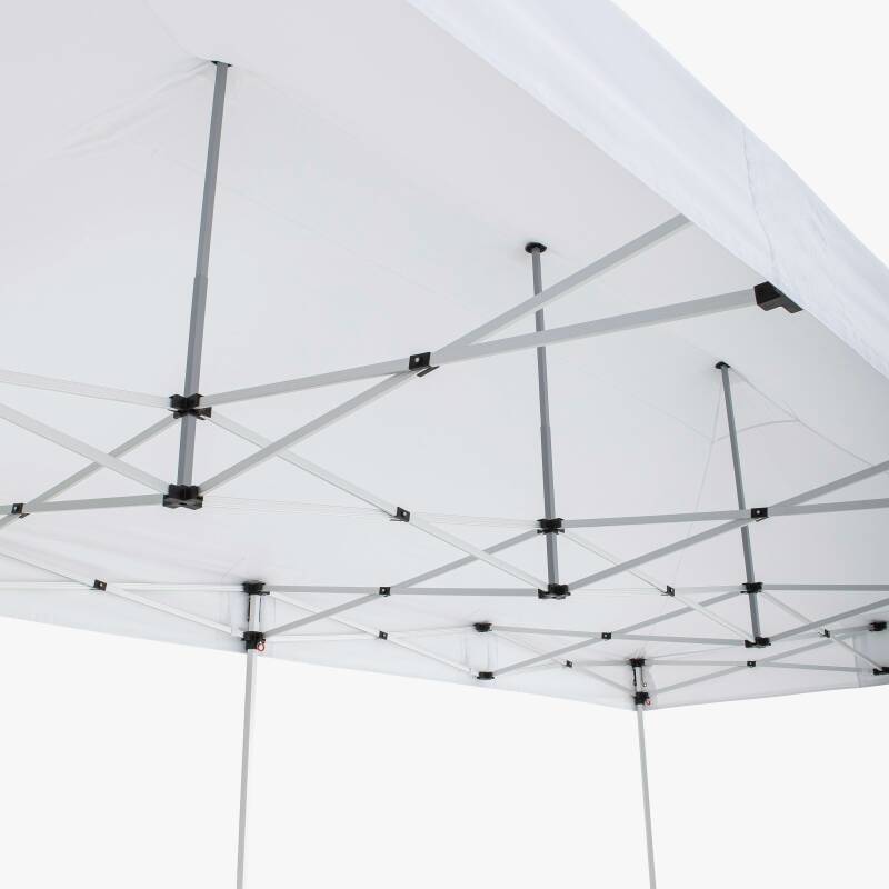 Gazebo pieghevole in alluminio 3x6 m 300 g/m² 40 mm