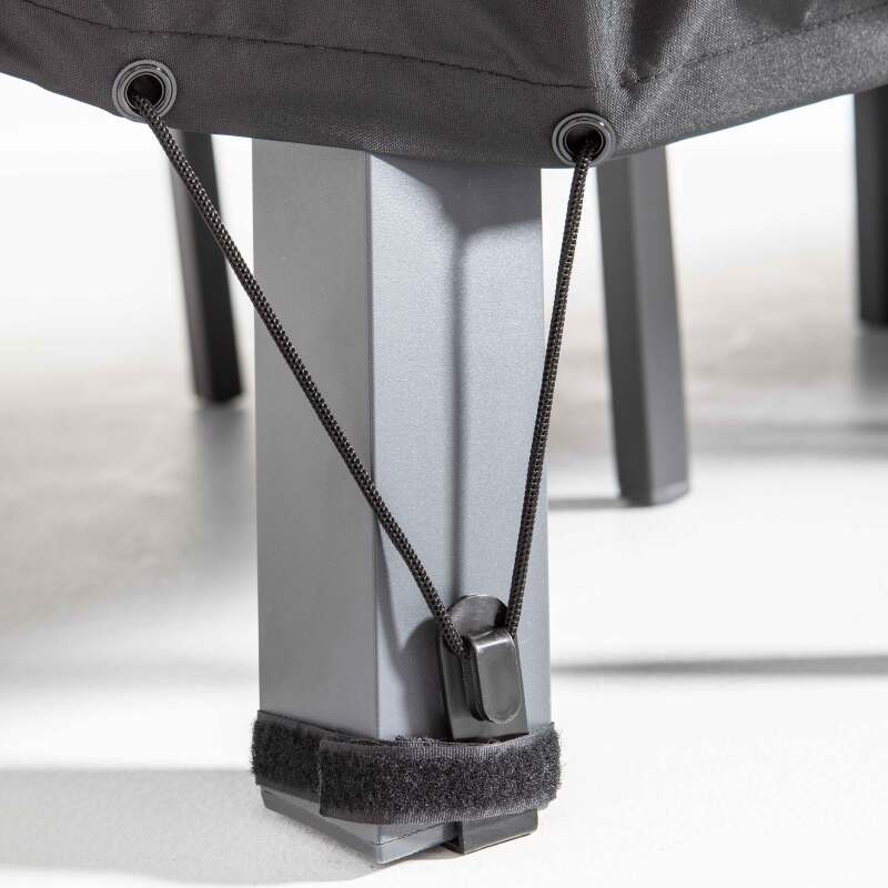 Copertura per mobili da giardino 310 x 130 x 60 cm nero