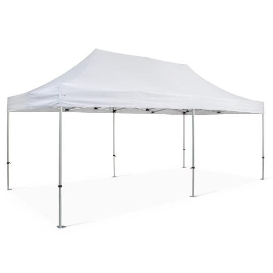 Gazebo pieghevole in alluminio 3x6 m 300 g/m² 40 mm