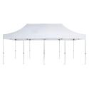 Gazebo pieghevole in alluminio bianca 4x8m 300g/m² 40mm