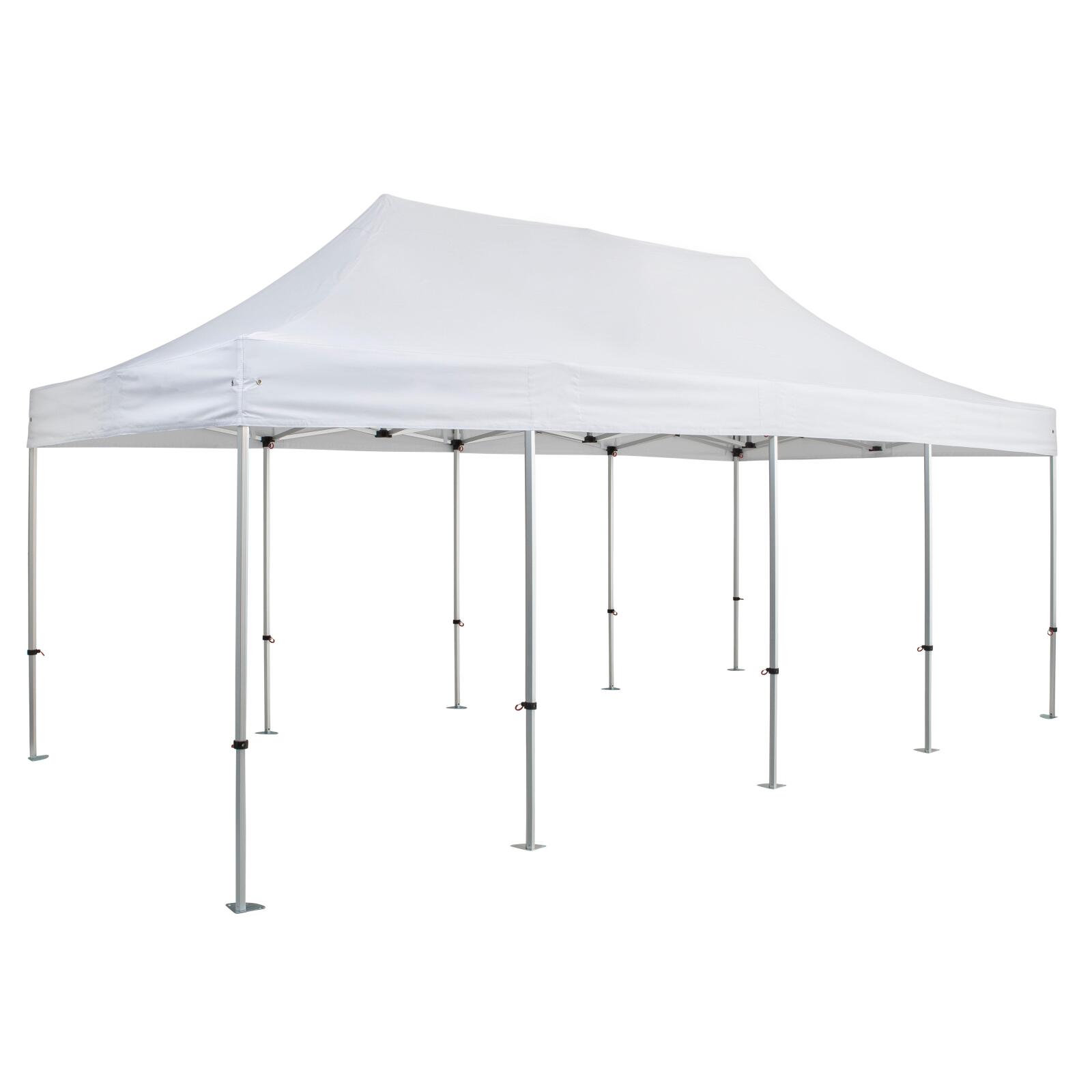 Gazebo pieghevole in alluminio bianca 4x8m 300g/m² 40mm Gazebo pieghevole in alluminio bianca 4x8m 300g/m² 40mm