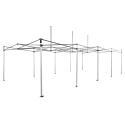 Gazebo pieghevole in alluminio bianca 4x8m 300g/m² 40mm