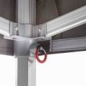 Gazebo pieghevole M2 in alluminio 3x3m 480g/m² 50mm