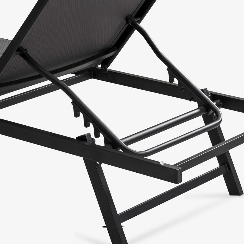 Lettino prendisole reclinabile in 5 posizioni