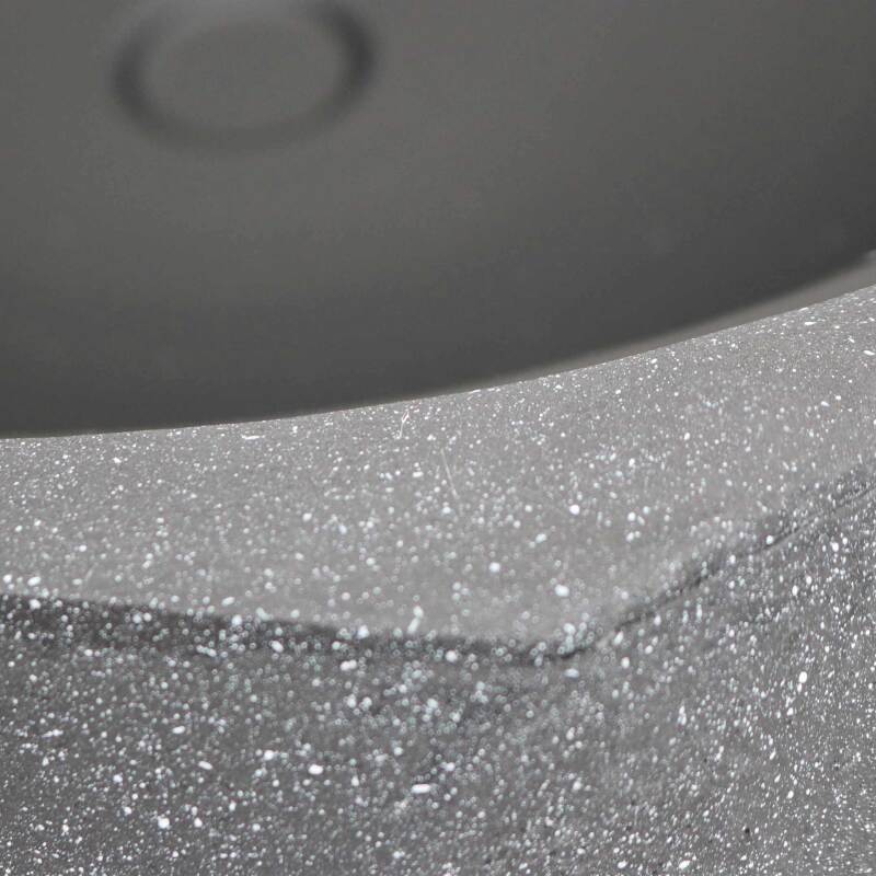 Braciere tondo in pietra ricostituita (Ø64,5 x 48,5 cm)