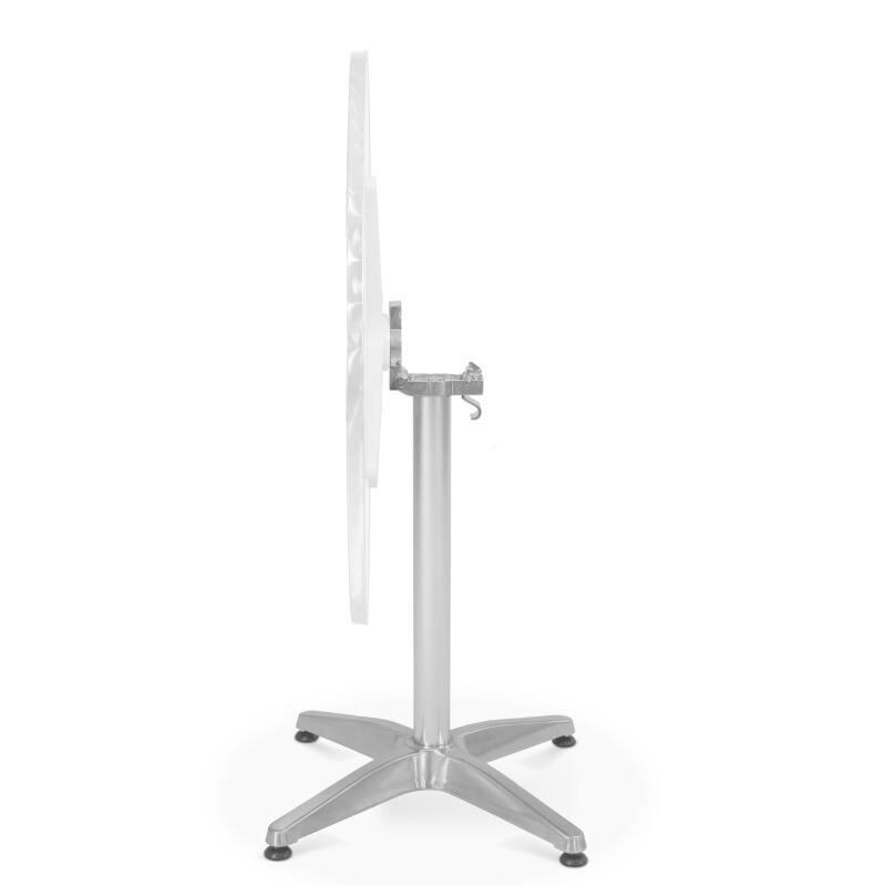 Gamba da tavolo in alluminio con sistema basculante
